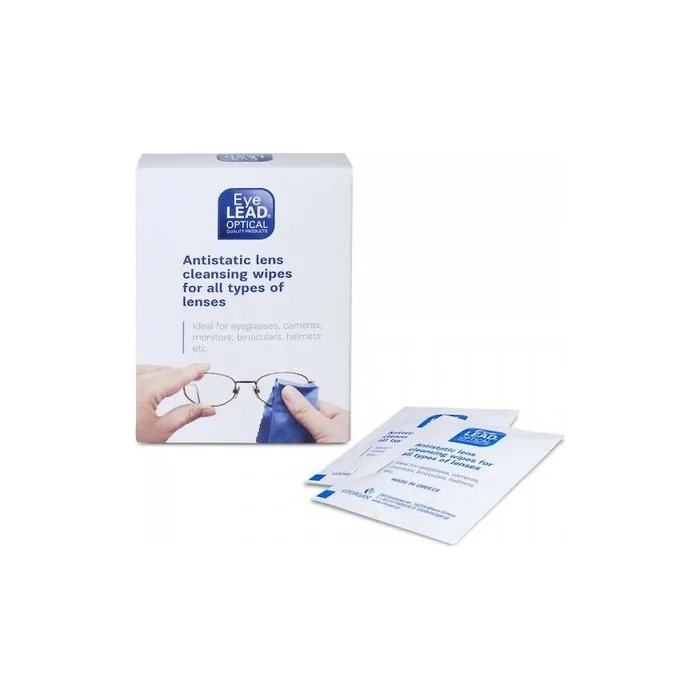 Eyelead Antistatic Lens Cleansing Wipes For All Types Of Lenses 10 Pieces