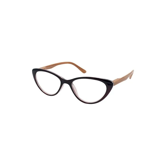 Eyelead E206 Butterfly Reading Glasses In Bordeaux Brown