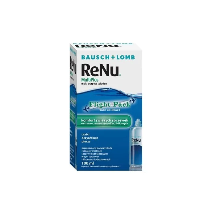 Bausch & Lomb Renu Multiplus Contact Lens Solution - 100ml Travel Size