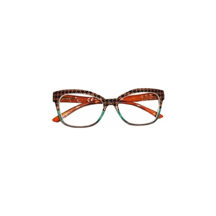 Zippo Reading Glasses In Brown-Turquoise Color