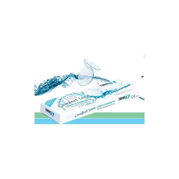 Twins Optical HD Comfort Lens 6.00 Diopter 10 Daily Contact Lenses