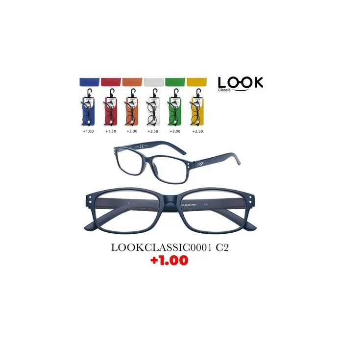 Look Optics Look Classic 0001 C2 1.00 Classic Glasses
