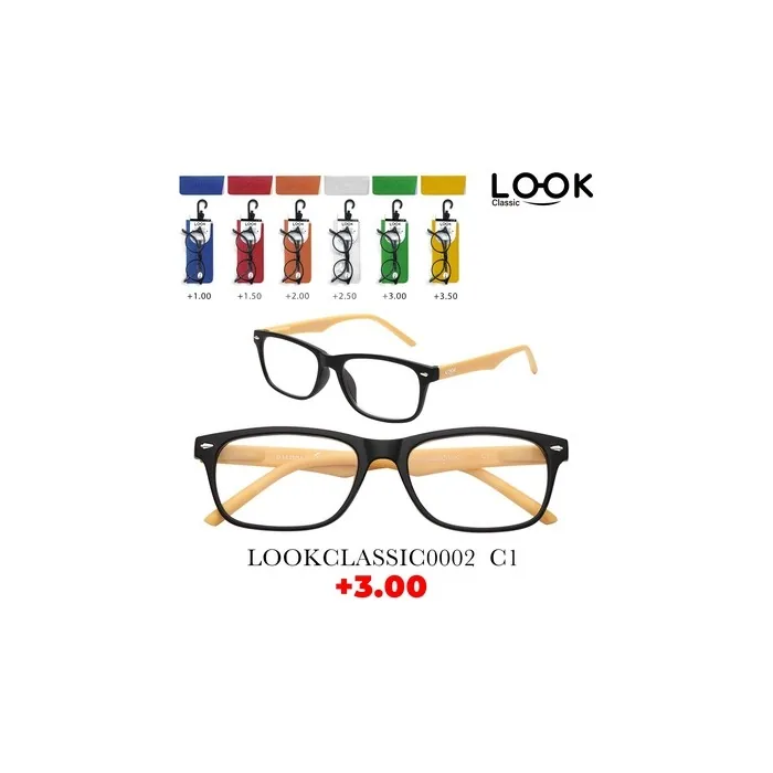 Look Optics Look Classic 0002 C1 3.00 Classic Glasses
