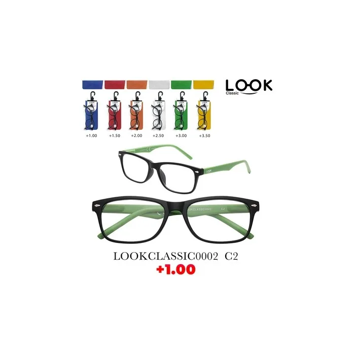 Look Optics Look Classic 0002 C2 1.00 Classic Glasses