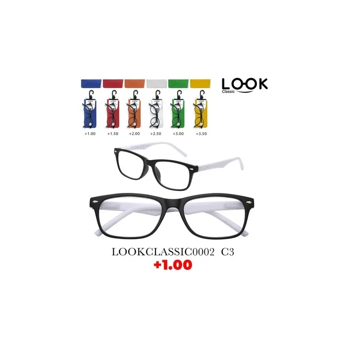 Look Optics Look Classic 0002 C3 1.00 Classic Glasses