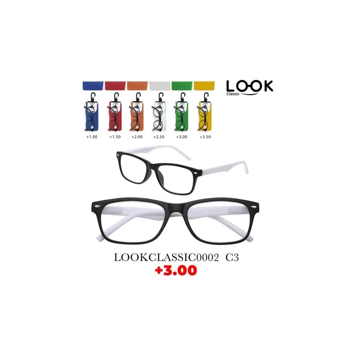 Look Optics Look Classic 0002 C3 3.00 Classic Glasses