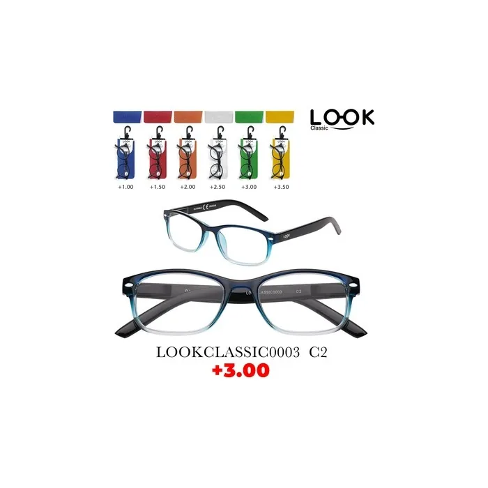 Look Optics Look Classic 0003 C2 3.00 Classic Glasses