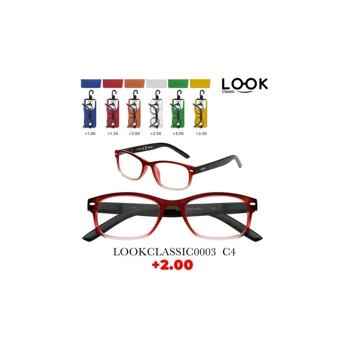 Look Optics Look Classic 0003 C4 2.00 Classic Glasses