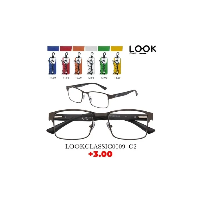 Look Optics Lookclassic0009 C2 3.00 Classic Glasses