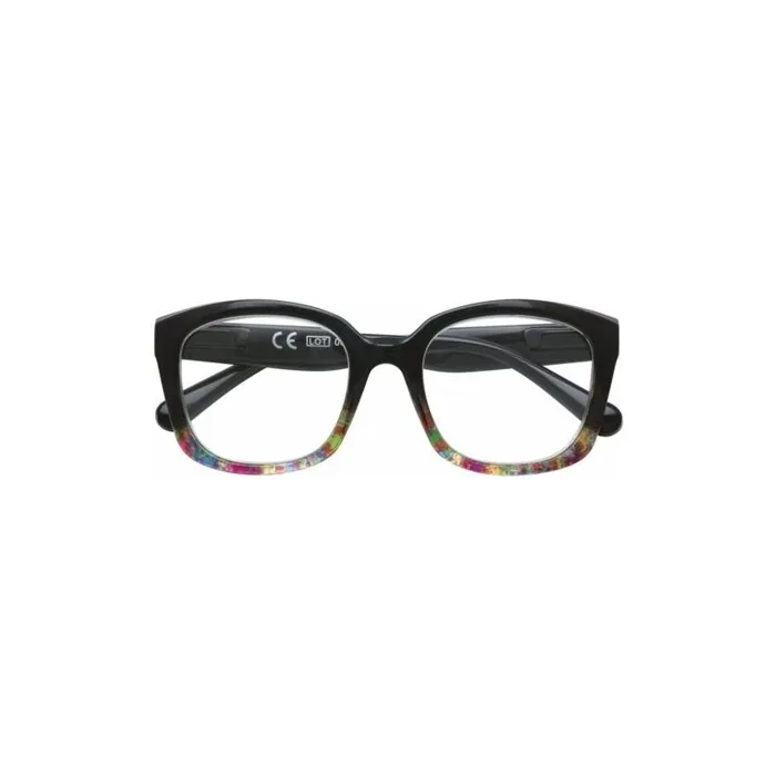 Zippo Reading Aid Glasses Black Multi Retro Look +1.00 to +3.50