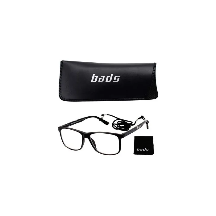 BADS Reading Glasses Standard Black RG268 +2.0