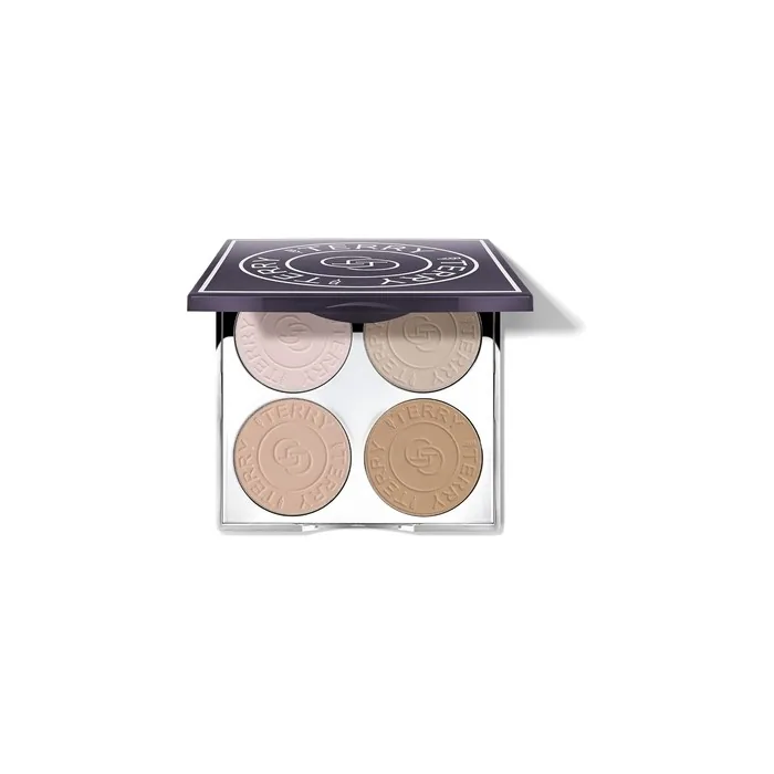 By Terry Hyaluronic Hydra-Powder Palette 4-Shade Vegan Contour Palette for Flawless and Matte Complexion Fair to Medium