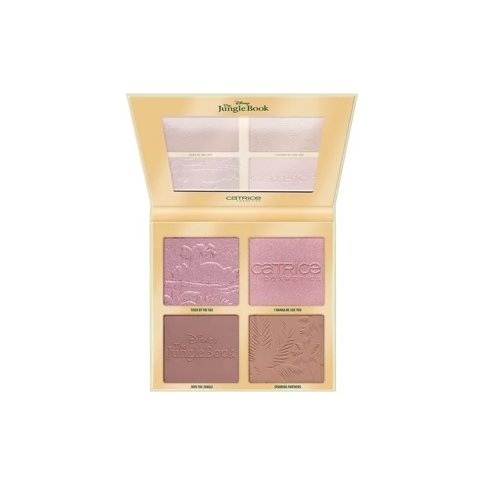 Catrice Disney The Jungle Book Face Palette Contouring Palette Nr. 010 Multicolor 4 Colors Defining Natural Radiant Vegan Oil-Free Alcohol-Free Paraben-Free 22g