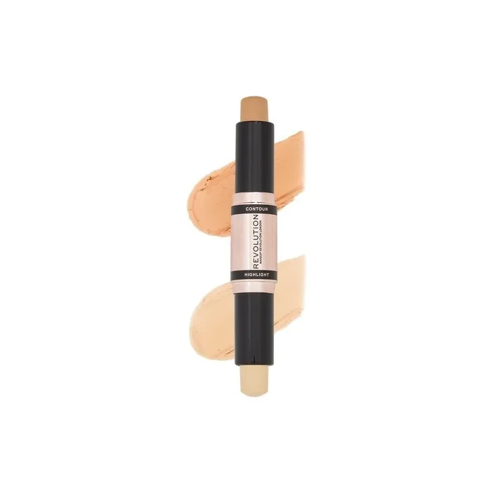 Makeup Revolution Contour Stick Duo Cream Contour & Highlight 2.4g - Light