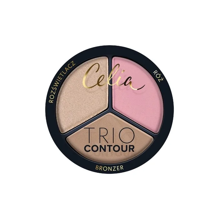 Celia Trio Contour Face Contouring Powder Set 01 8g