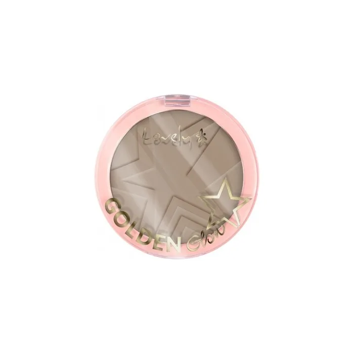 Lovely Golden Glow Face Contouring Powder 3 Cool Brown 10g