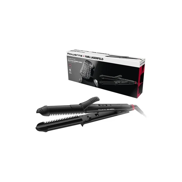 Rowenta Multistyler 3-in-1 Karl Lagerfeld Conic CF451L Fashion Stylist - Black/Red