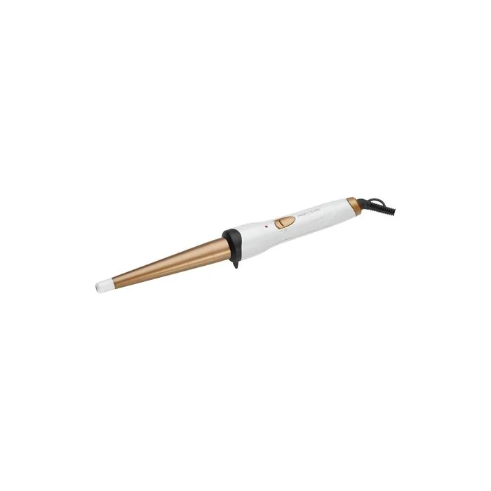 ProfiCare PC-HC 3049 Conical Curling Iron with Heat-Insulated Tip - White/Gold