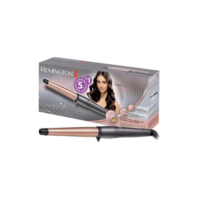 Remington Keratin Protect Tapered Curling Wand 19-28mm with Digital Display up to 210°C - CI83V6 Single