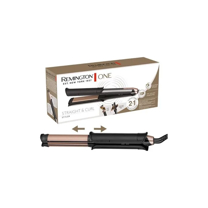 Remington Hair Straightener & Curling Iron 2-in-1 Multistyler with Digital Display