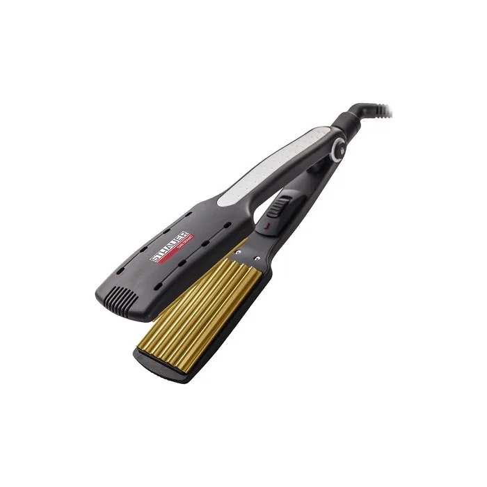 XanitaliaPro Sthauer Java Tourmaline Gold Ceramic-Tourmaline Flat Iron for Frizzy Hair