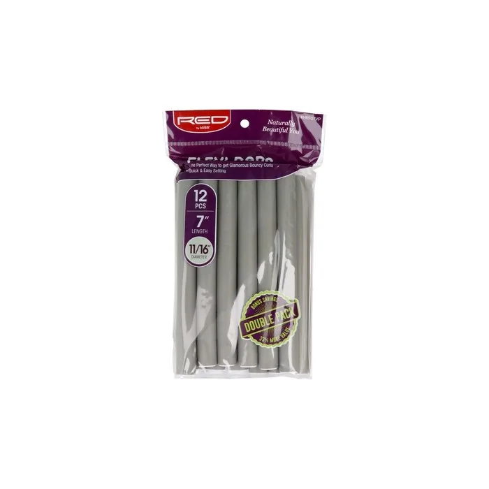 Red Kiss Flexi Rods 7 Inch Value Pack 12 Pieces