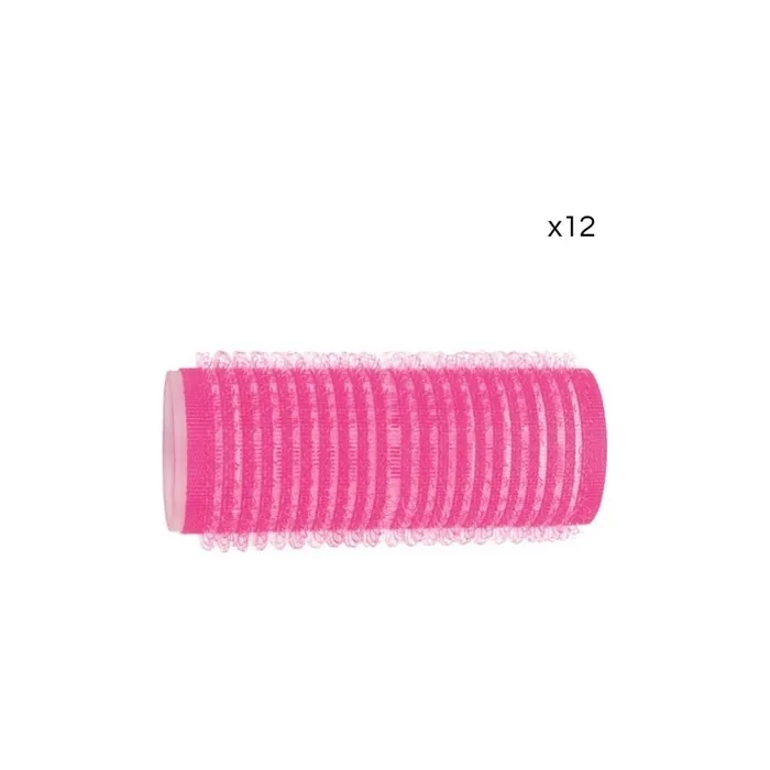 Shophair Velcro Rollers Pink 24mm X12