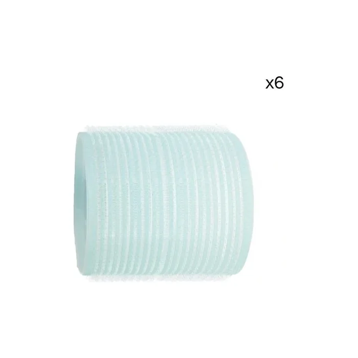 Shophair Velcro Rollers Light Blue 55mm X6