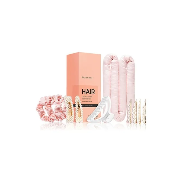 BrushArt Perfect Waves Heatless Set for Curling Hair