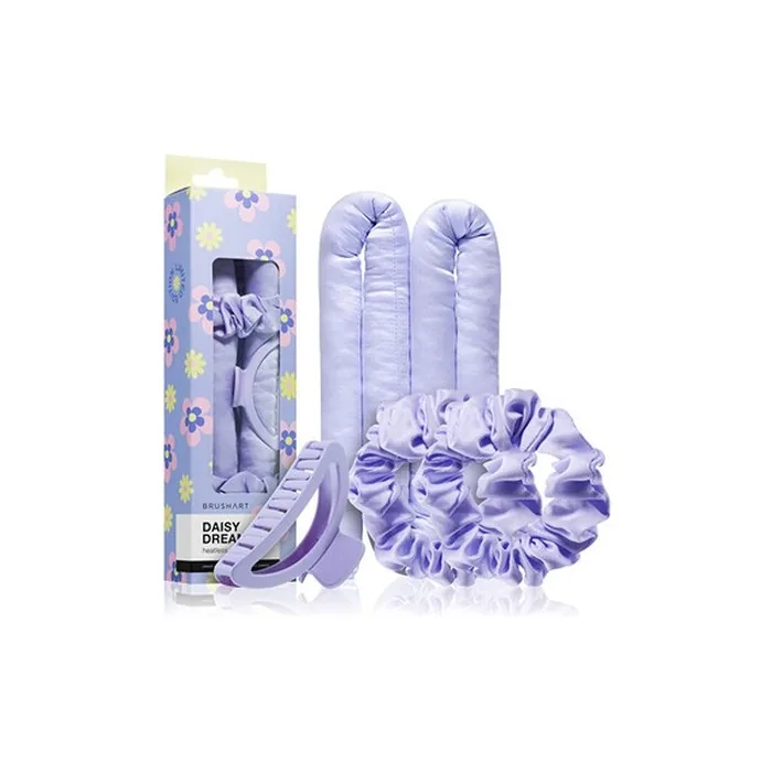 BrushArt Daisy Dreams Heatless Hair Curling Set
