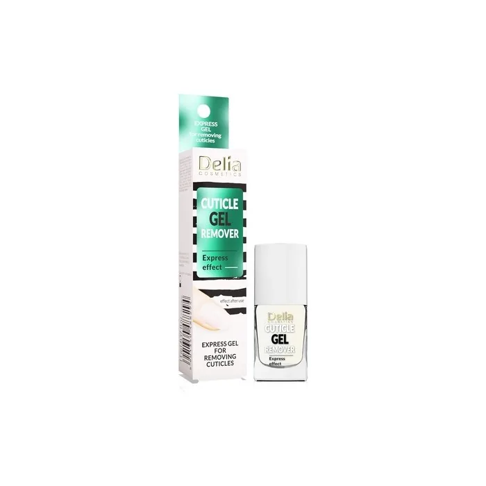 Delia Cosmetics Cuticle Remover Gel Formula Softening with Aloe Vera and Vitamins A and F 11ml