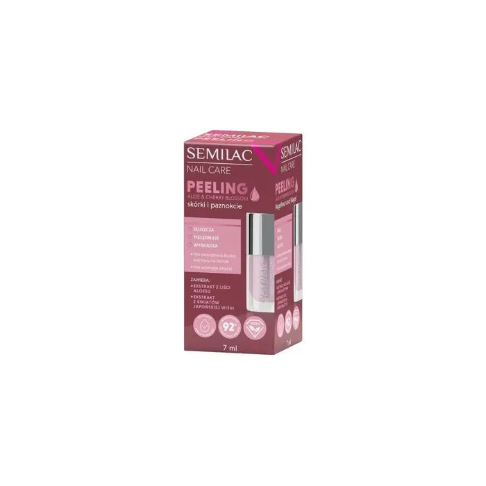 Semilac Nail Care Peeling For Cuticles And Nails Aloe & Cherry Blossom 7 Ml