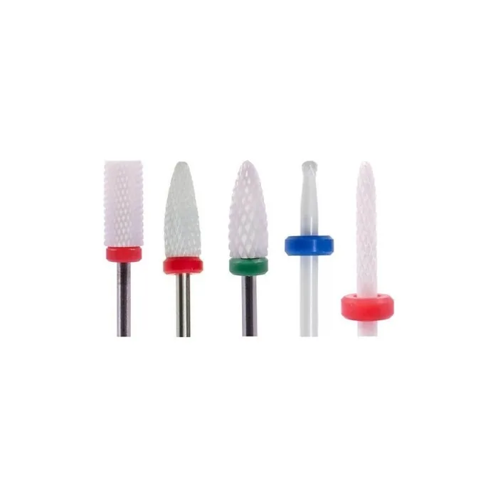 Ceramic Nail Drill Bits for Gel Art Polishing and Removal for E-Files SUNONE