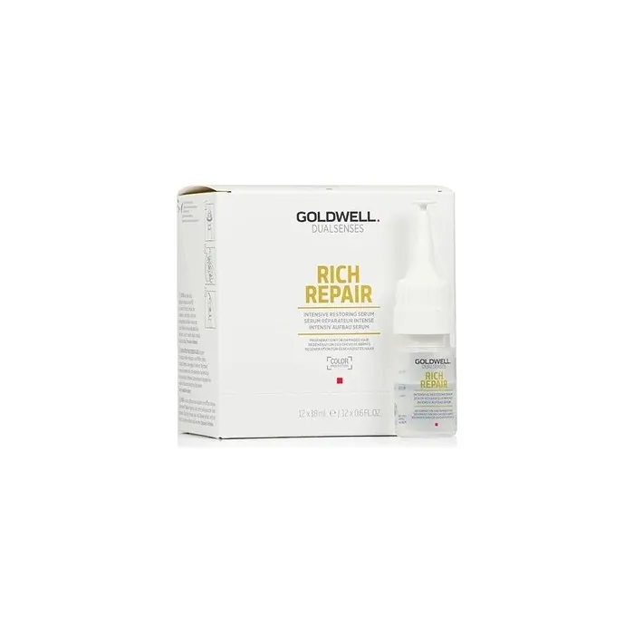 Goldwell Dualsenses Dual Rich Repair Intensive Restoring Serum In Ampoules For Damaged Hair 12x18ml