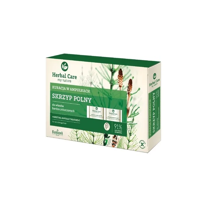 Farmona Herbal Care Field Horsetail Treatment In Ampoules For Very Damaged Hair 5x5ml