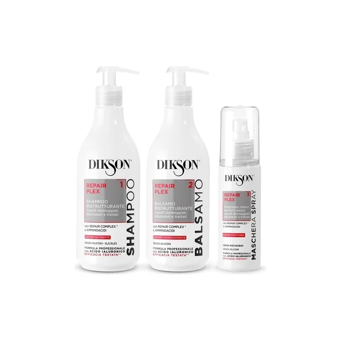 Dikson Repair Plex Restructuring Products for Damaged Hair