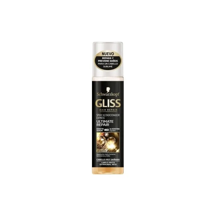 Schwarzkopf Gliss Express Ultimate Repair Conditioner Spray 200ml for Very Damaged Hair