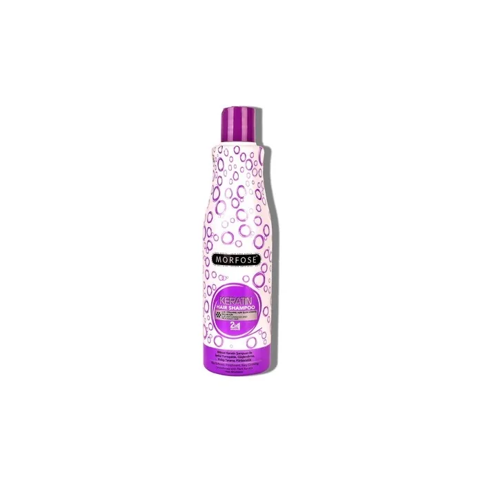 Morfose Keratin Shampoo For Damaged And Processed Hair Silky Softness Smoothness And Strength Sulfate And Paraben Free Formula For Healthy Beautiful Hair 500ml