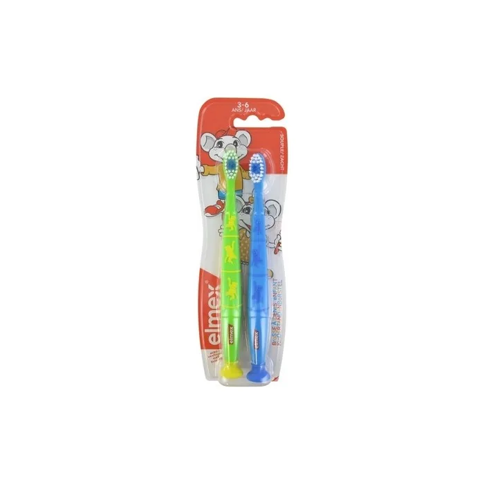 Elmex Flexible Toothbrushes for Ages 3-6