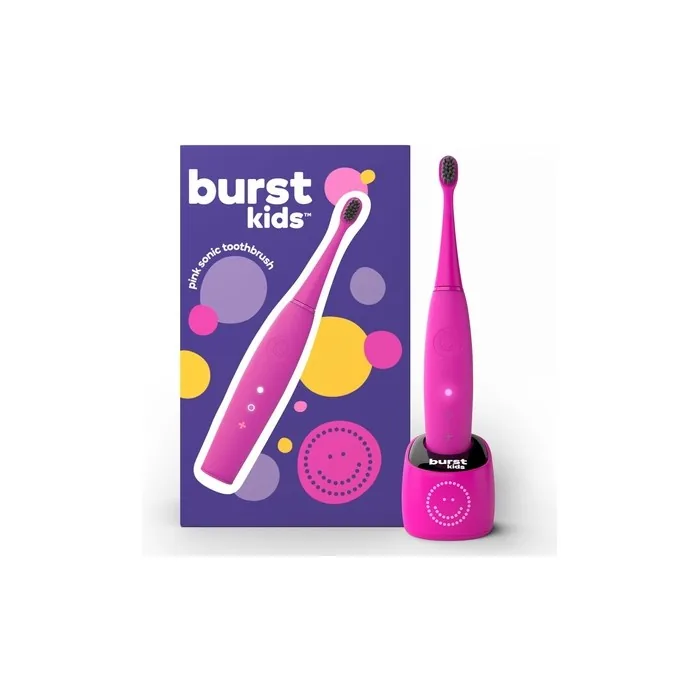 Burst Kids & Toddlers Electric Toothbrush Pink with Soft Bristles
