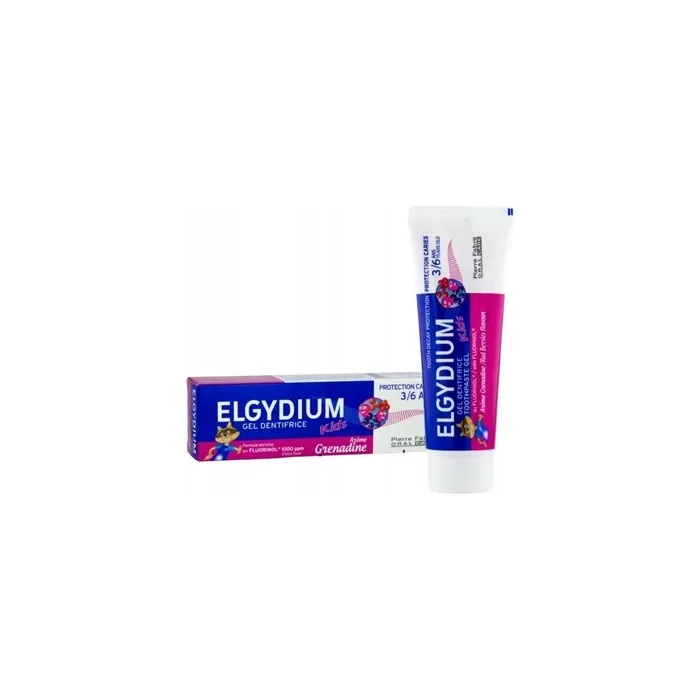 Elgydium Kids Fluorinol Protect Toothpaste Gel For Cavity Protection Banana Flavor 26 Years 50 Ml