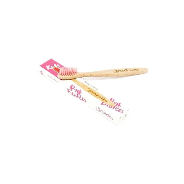 Nordics Oral Care Bambu Children's Toothbrush Pink 100ml
