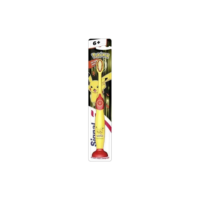 Signal Junior Pokémon Toothbrush for Kids 6+ with Ultra Soft Bristles