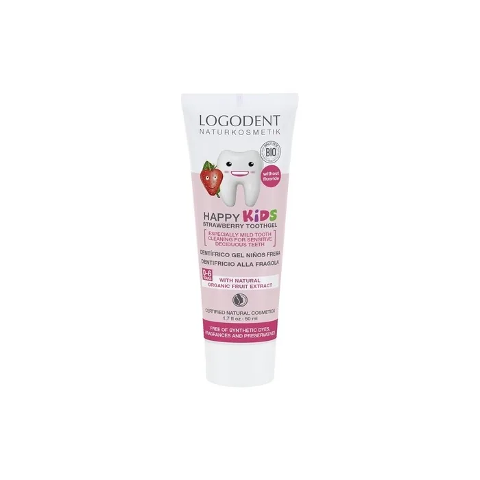 Logona Logodent Happy Kids Strawberry Tooth Gel 50ml