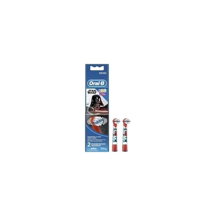 Oral-B Replacement Heads For Electric Toothbrush Stages Power Star Wars For 3+ Years - 2 Pieces