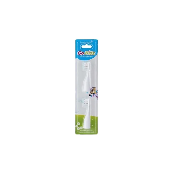 Brush Baby Go Kids Sonic Toothbrush Heads 2 Pack