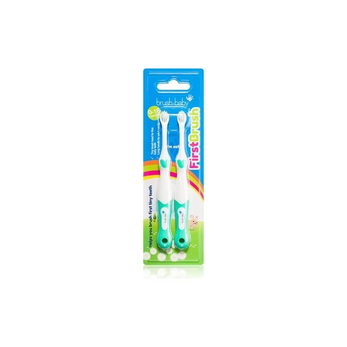 Brush Baby Firstbrush Toothbrush For Children 2 Pack