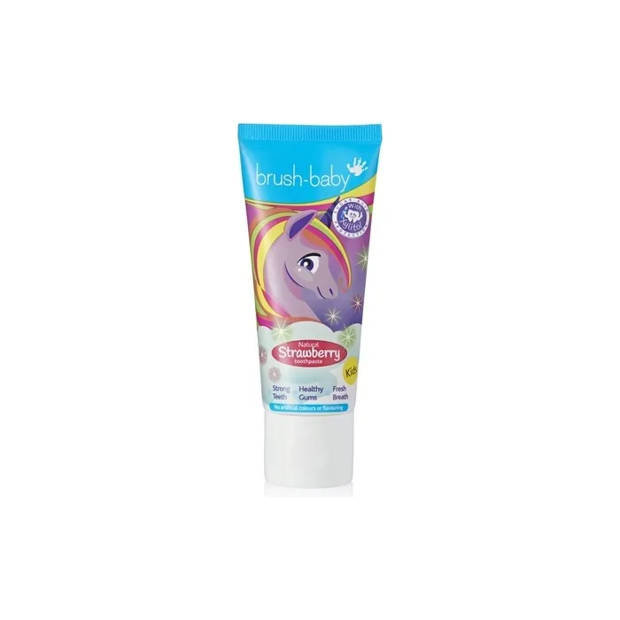 Brush Baby Unicorn Toothpaste For Children From 3 Years Strawberry 50ml