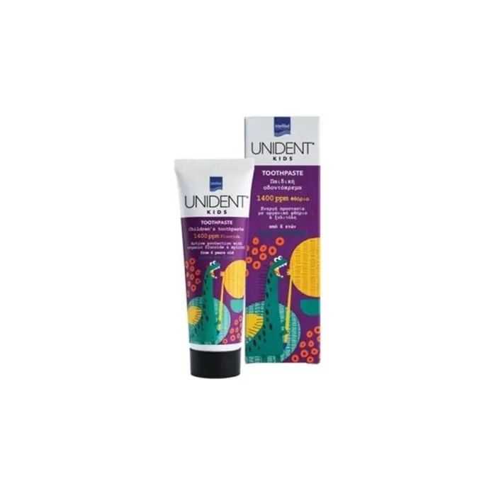 Unident Intermed Unident Kids Toothpaste 1400 Ppm Fluoride - 50 Ml