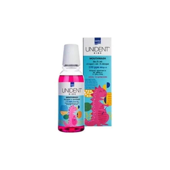 Unident Intermed Unident Kids Mouthwash 100 Ppm Fluoride - 250 Ml